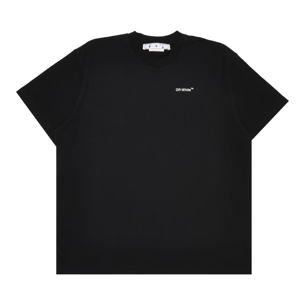 Off-White Caravag Arrow Over Short-Sleeve Tee Black