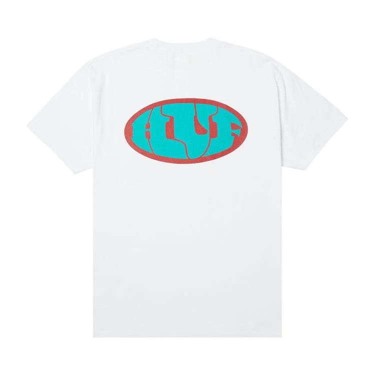 HUF Warped Shorts-Sleeve T-Shirt White