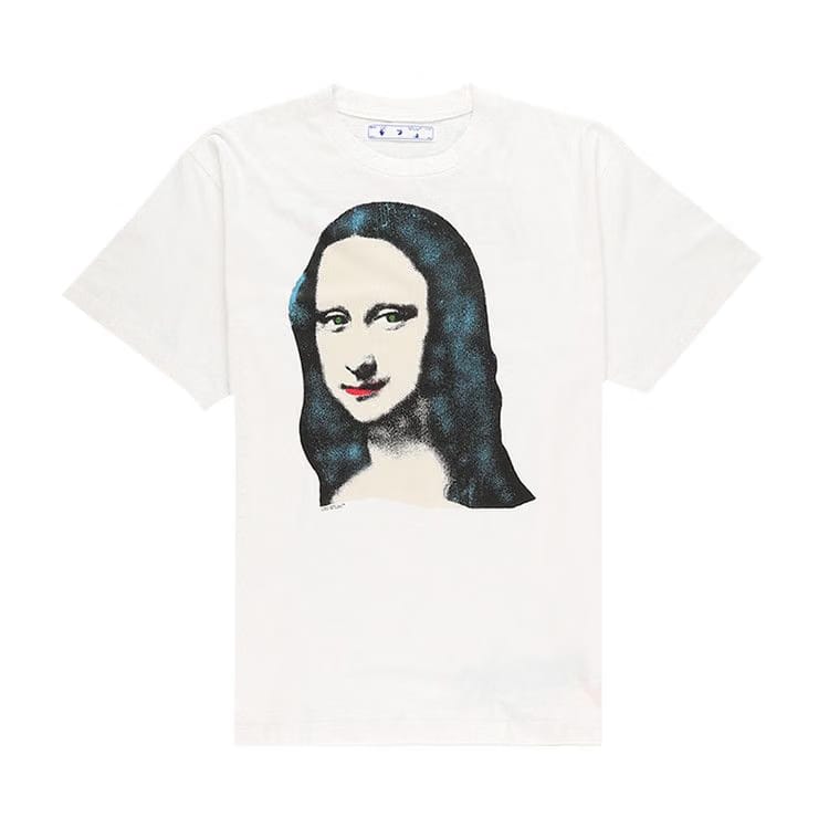 Off-White Mona Lisa Shorts-Sleeve Over T-Shirt White/Black