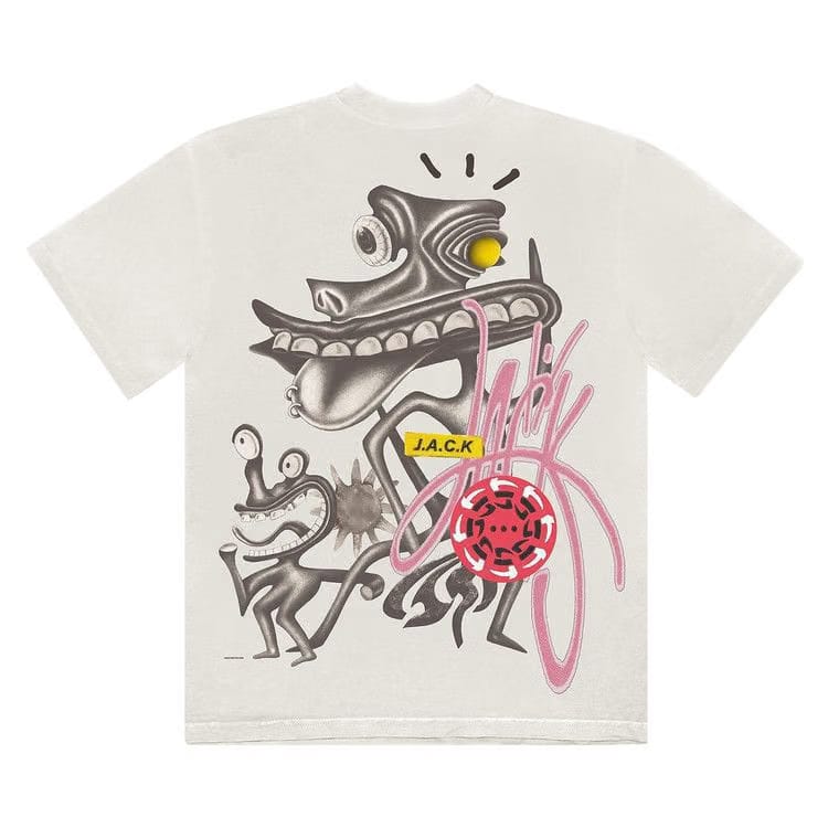 Cactus Jack by Travis Scott Artifacts T-Shirt Off White