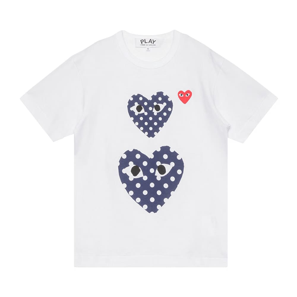 Comme des Garçons PLAY Polka Dot Duo T-Shirt White