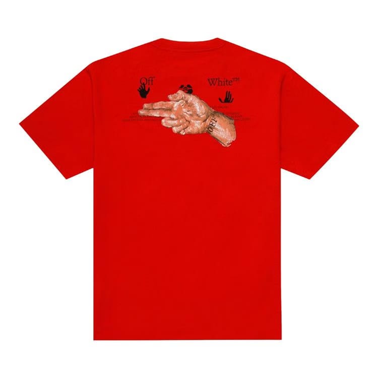 Off-White Pascal Shorts-Sleeve Over T-Shirt Fiery Red/Nude