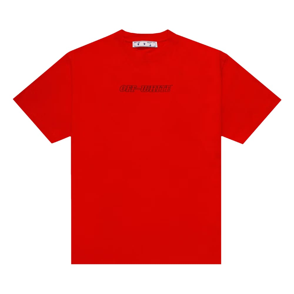 Off-White Pascal Shorts-Sleeve Over T-Shirt Fiery Red/Nude