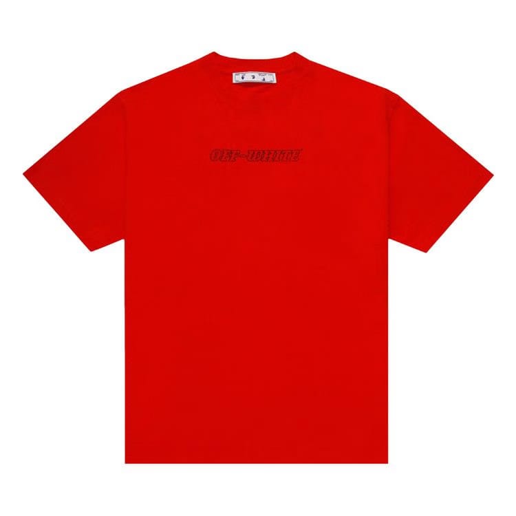 Off-White Pascal Shorts-Sleeve Over T-Shirt Fiery Red/Nude