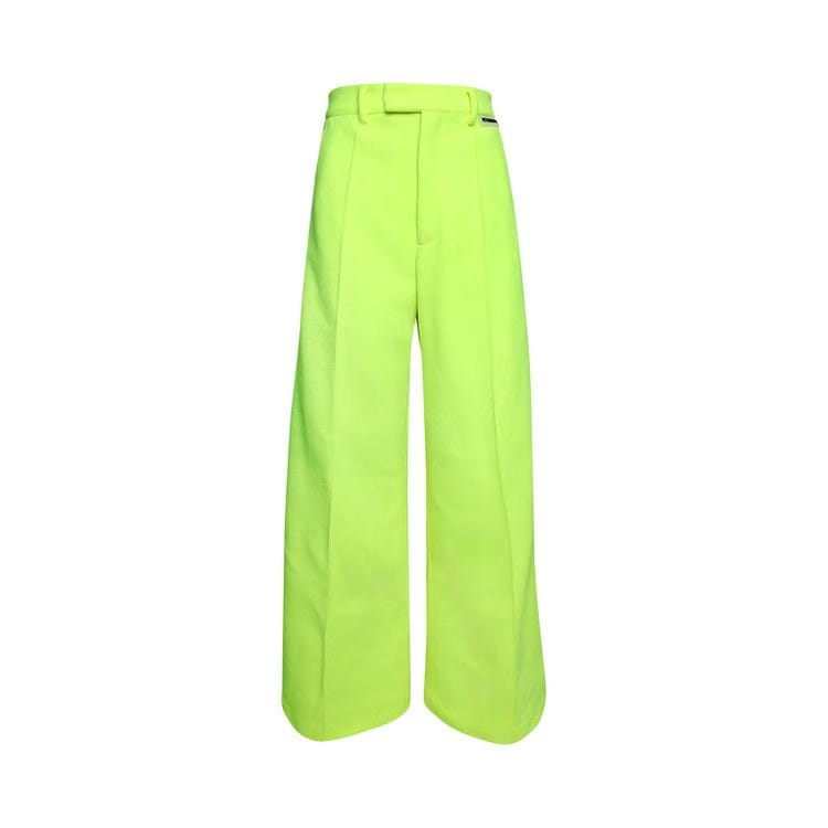 Vetements Tailored Pants Fluo Yellow