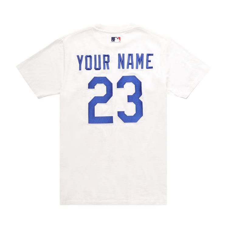 Off-White x MLB Los Angeles Dodgers T-Shirt Cream/Blue