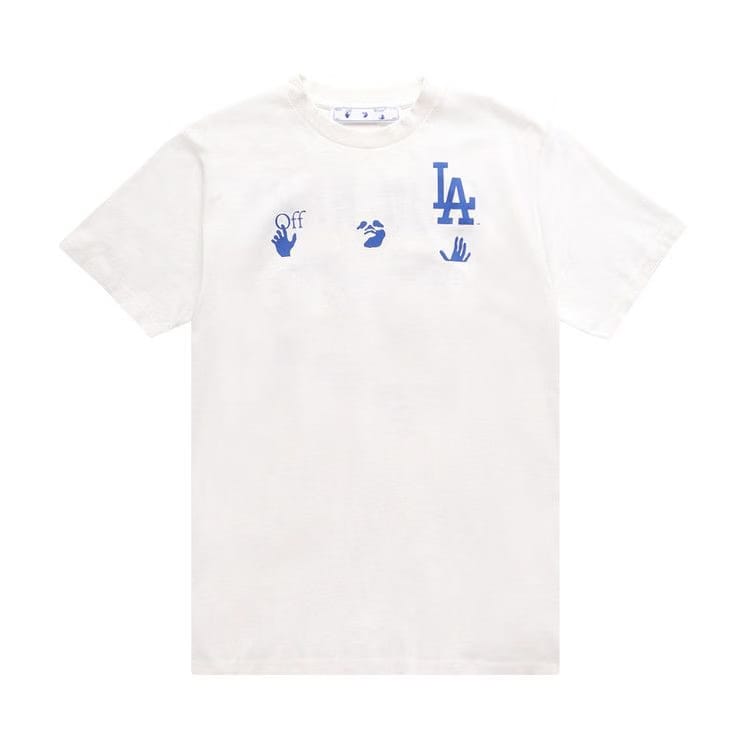 Off-White x MLB Los Angeles Dodgers T-Shirt Cream/Blue