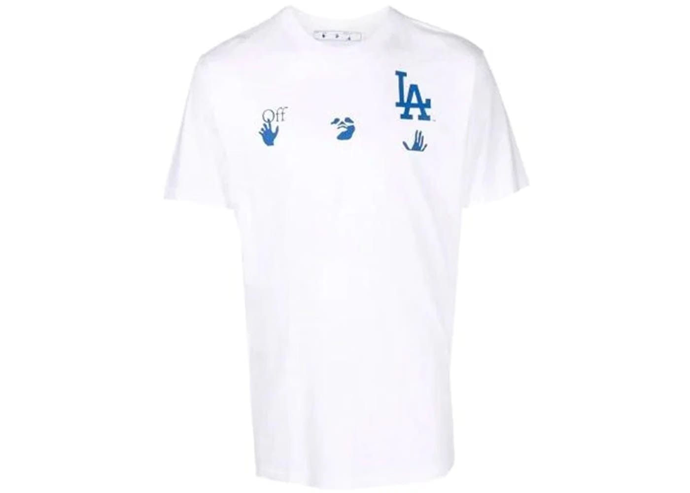 Off-White x MLB Los Angeles Dodgers T-Shirt Cream/Blue