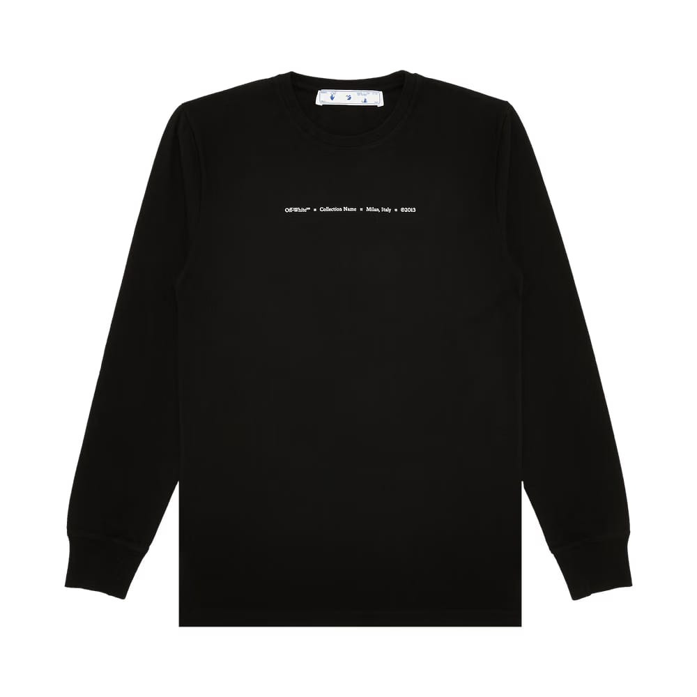 Off-White Tornado Arrow Long-Sleeve T-Shirt Black/Multicolor
