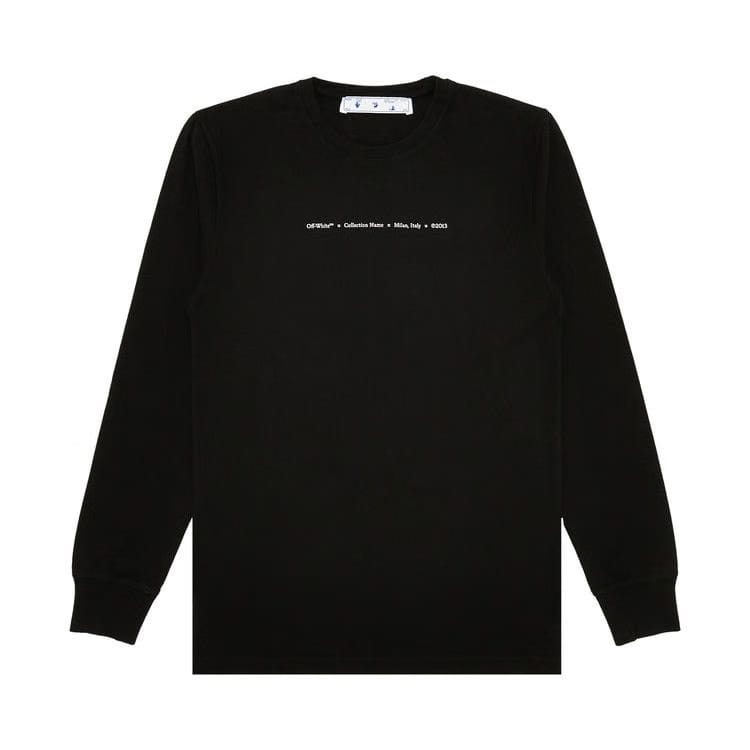 Off-White Tornado Arrow Long-Sleeve T-Shirt Black/Multicolor