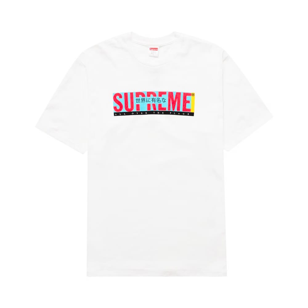 Supreme All Over T-Shirt White