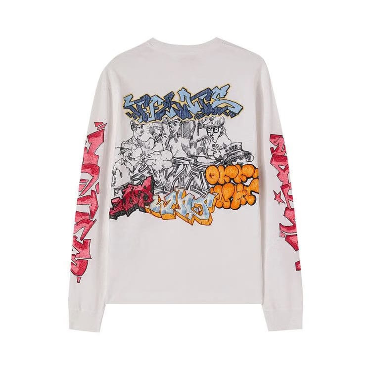 Off-White Graff Pupp Skate Long-Sleeve T-Shirt White/Multicolor