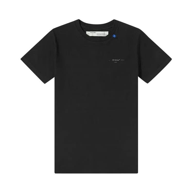 Off-White Unfinished Shorts Sleeve Over T-Shirt Black / Silver