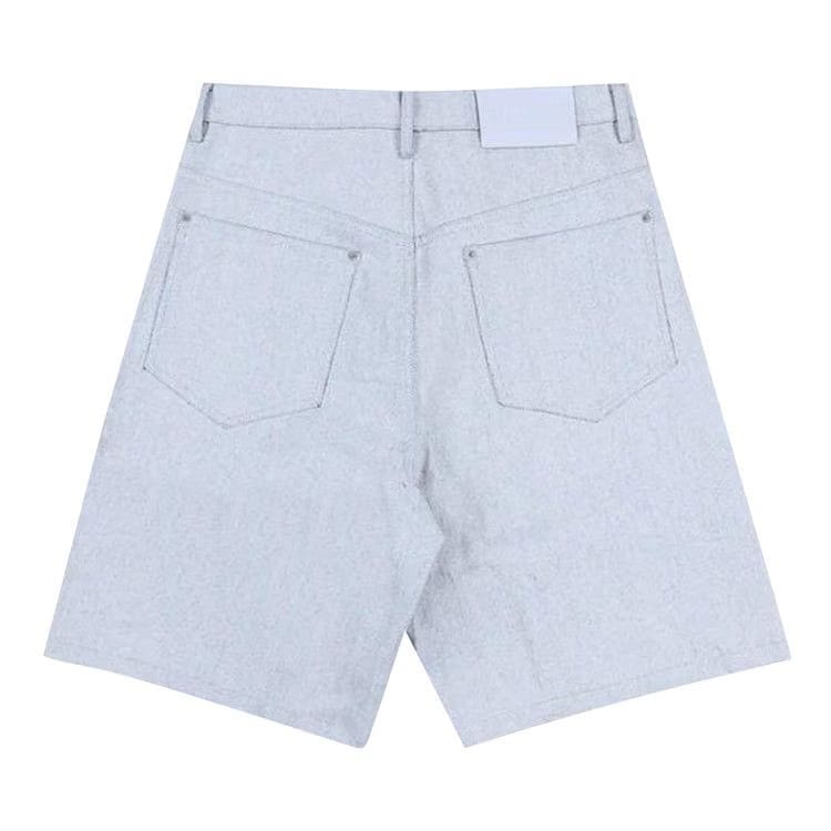 Pleasures Whiteout Baggy Jorts Off White
