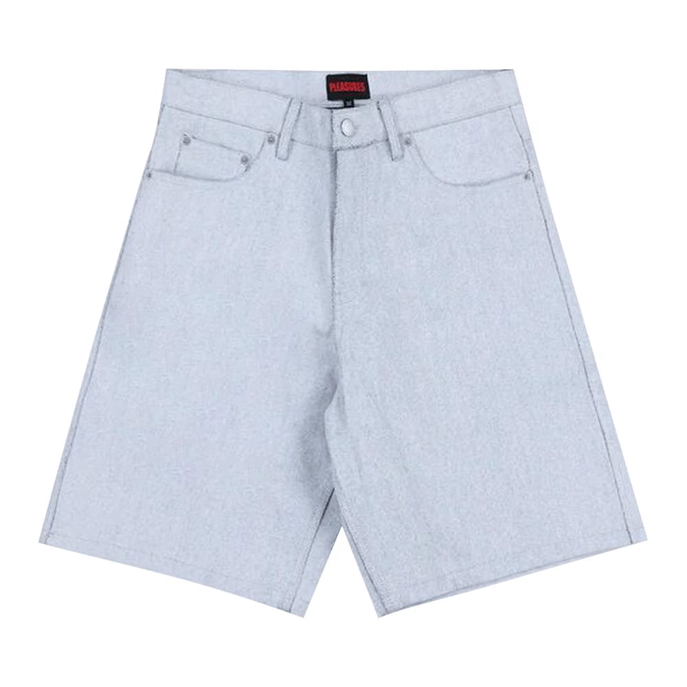 Pleasures Whiteout Baggy Jorts Off White