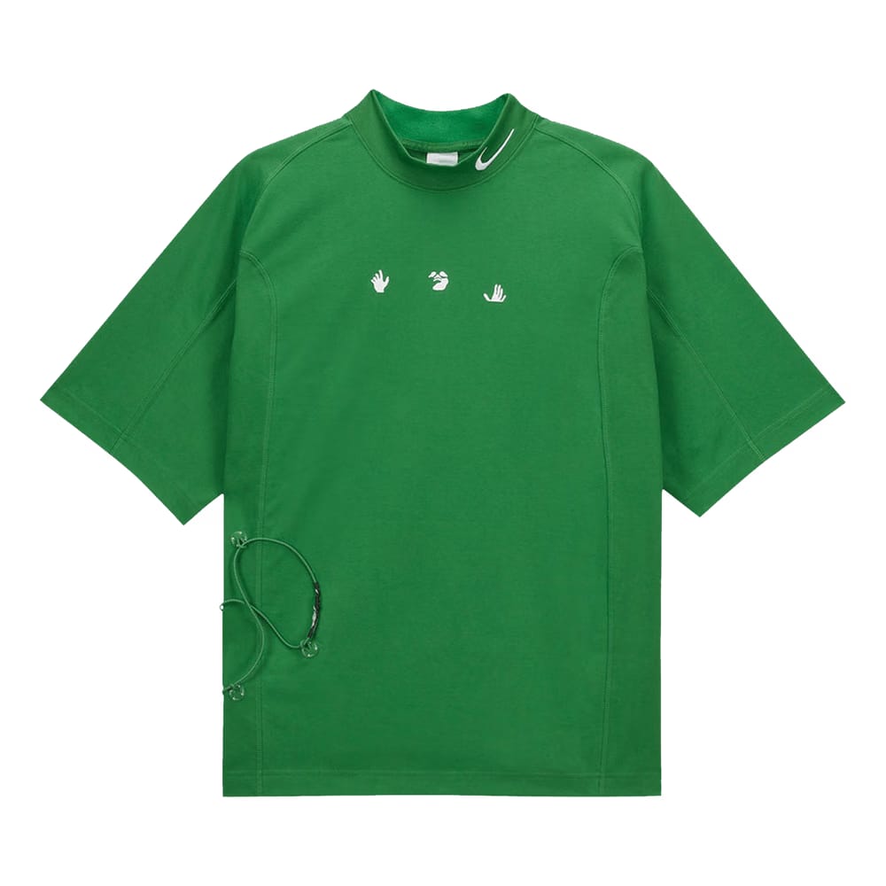Nike x Off-White Shorts-Sleeve Top (Asia Sizing) Kelly Green/White