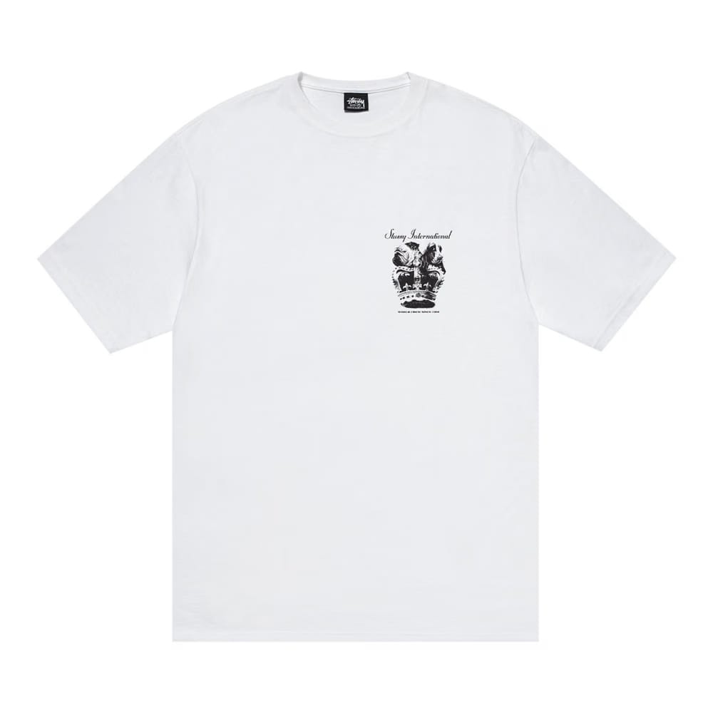 Stussy Dog Crown T-Shirt White