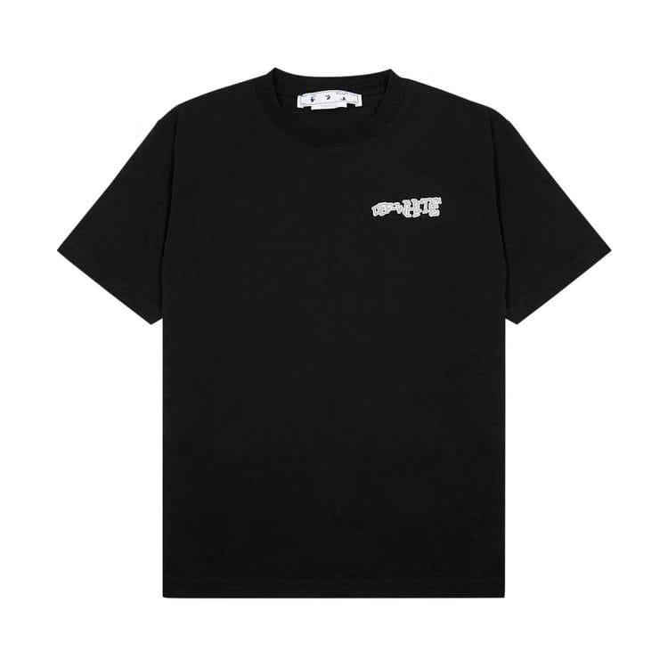 Off-White Carlos Arrow Slim Shorts-Sleeve T-Shirt Black/White