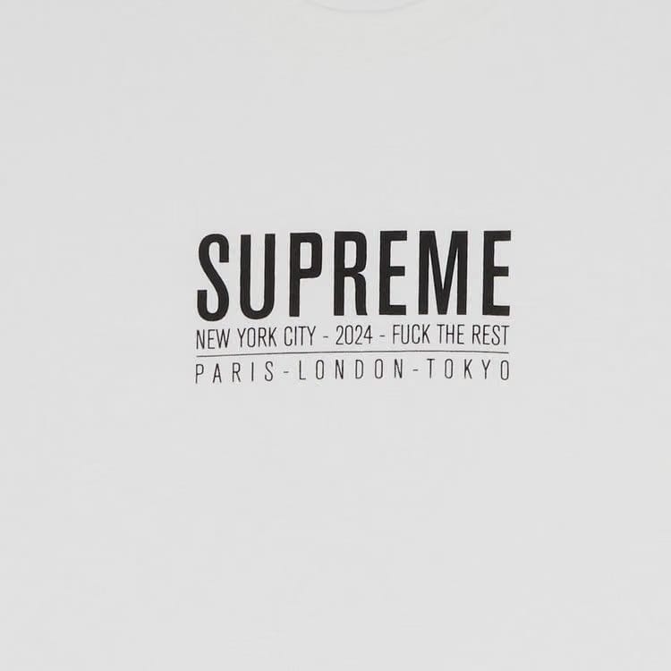 Supreme Paris T-Shirt White