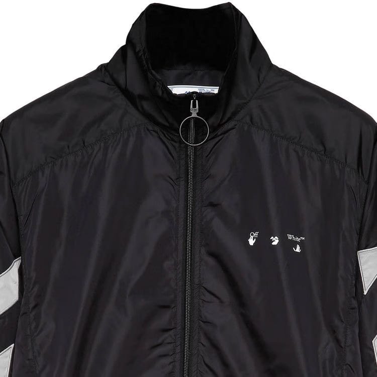 Off-White Diag Nylon Tracktop Black/Limestone