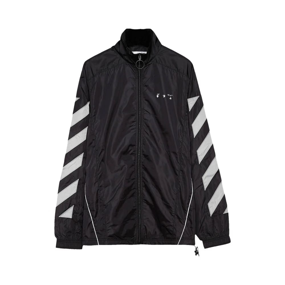 Off-White Diag Nylon Tracktop Black/Limestone