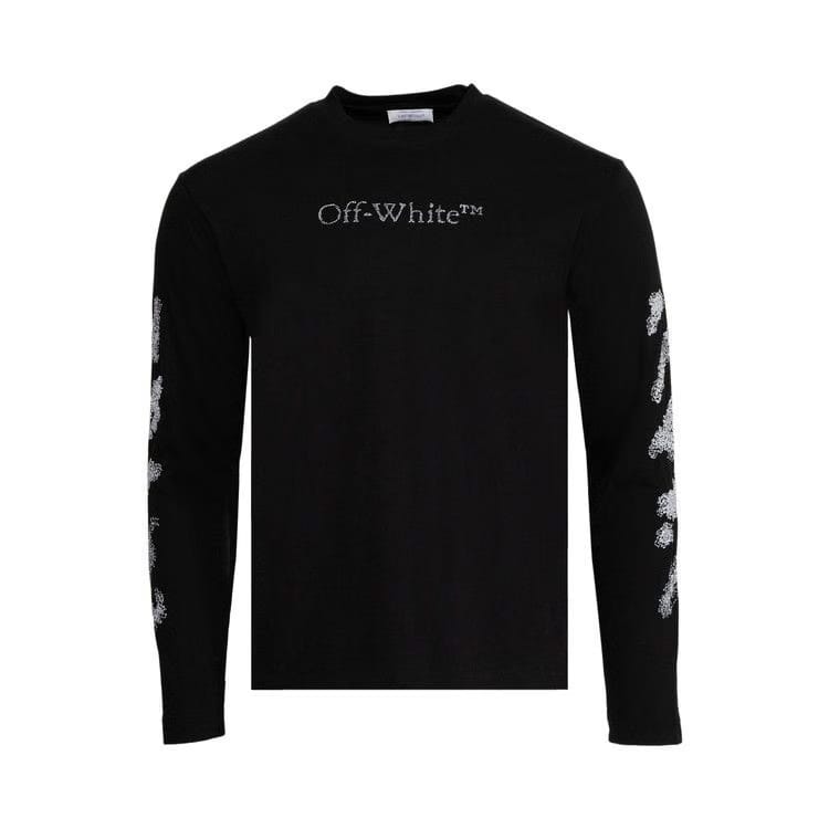 Off-White Diags Bit Book Skate Long-Sleeve T-Shirt Black/White