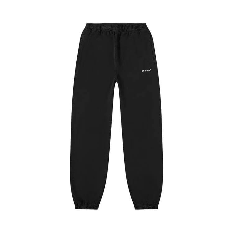 Off-White Diag Helvetica Slim Sweatpant Black