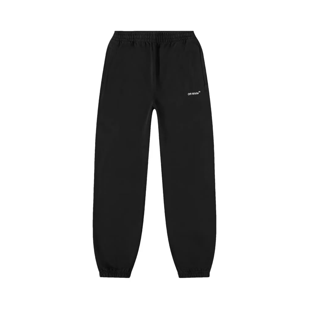 Off-White Diag Helvetica Slim Sweatpant Black