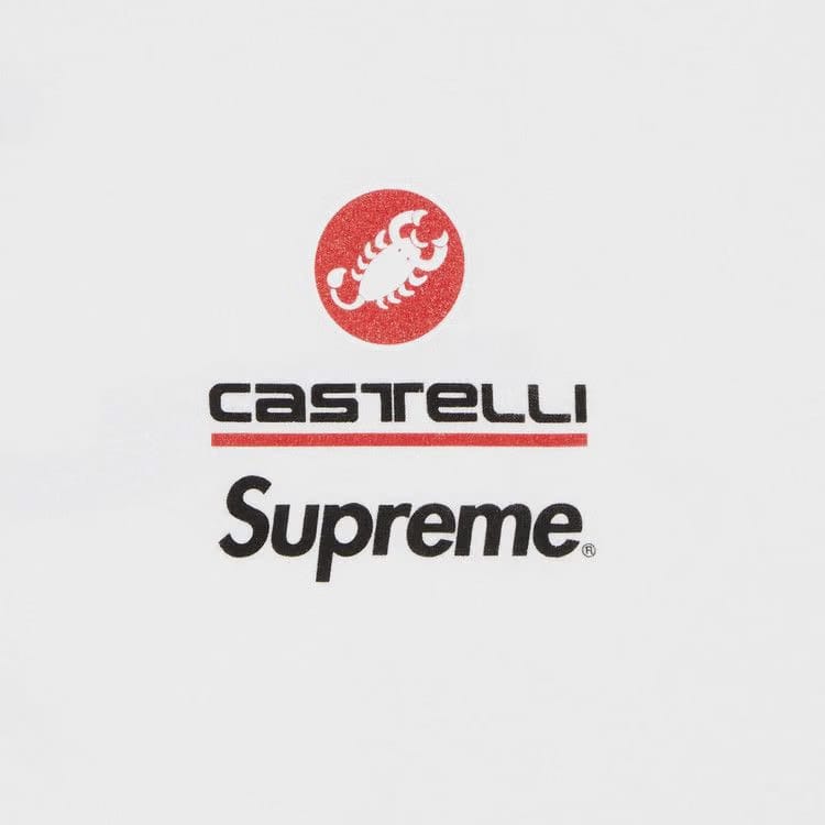 Supreme x Spongebob Squarepants x Castelli Racing Long-Sleeve T-Shirt White
