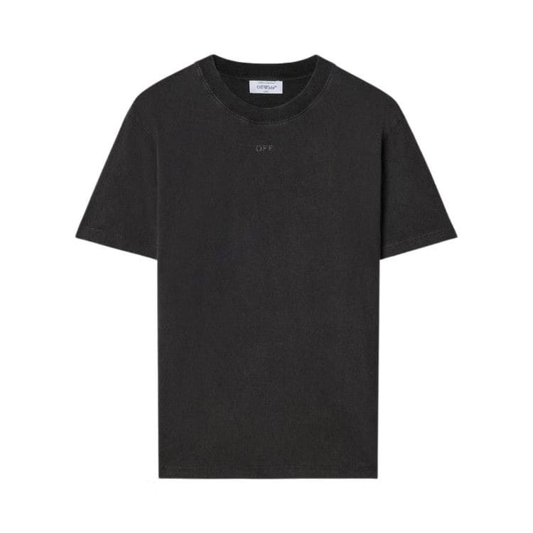 Off-White Super Moon Arrow Slim Shorts-Sleeve T-Shirt Black/Multicolor