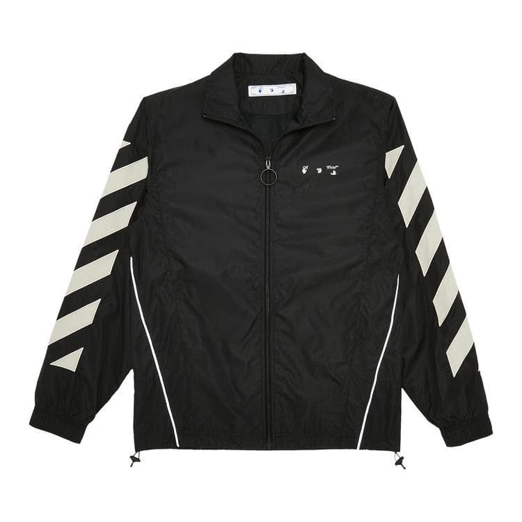 Off-White Diag Nylon Track Top Black/Abbey/Stone