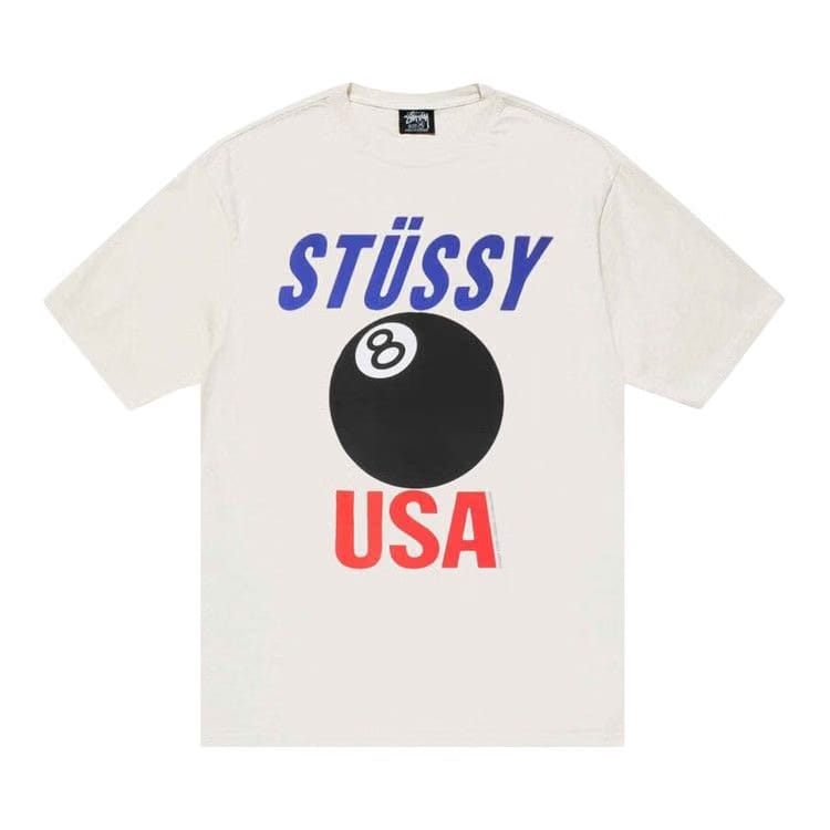 Stussy USA Pigment Dyed T-Shirt Natural