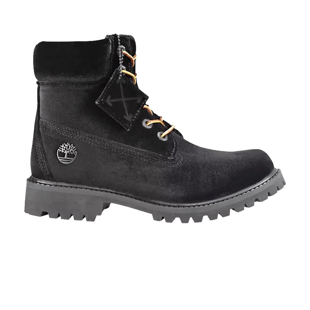 Off-White x Timberland Wmns 6 Inch Premium 'Black Velvet'