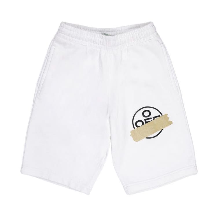 Off-White Tape Arrows Sweatshorts White/Beige