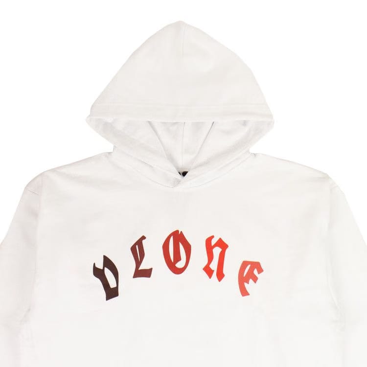 Vlone Logo Hoodie White/Marrow Red