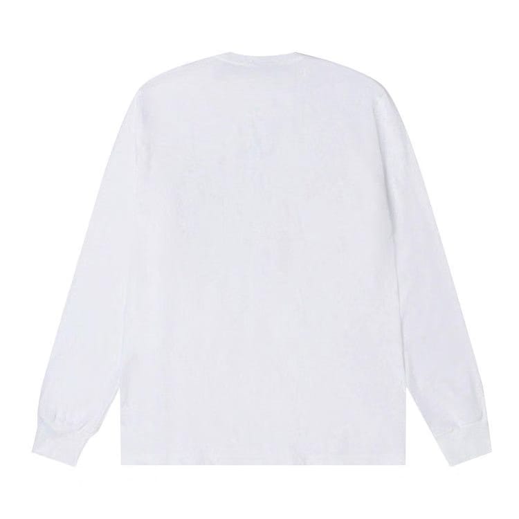 Stussy Mirror Long-Sleeve T-Shirt White