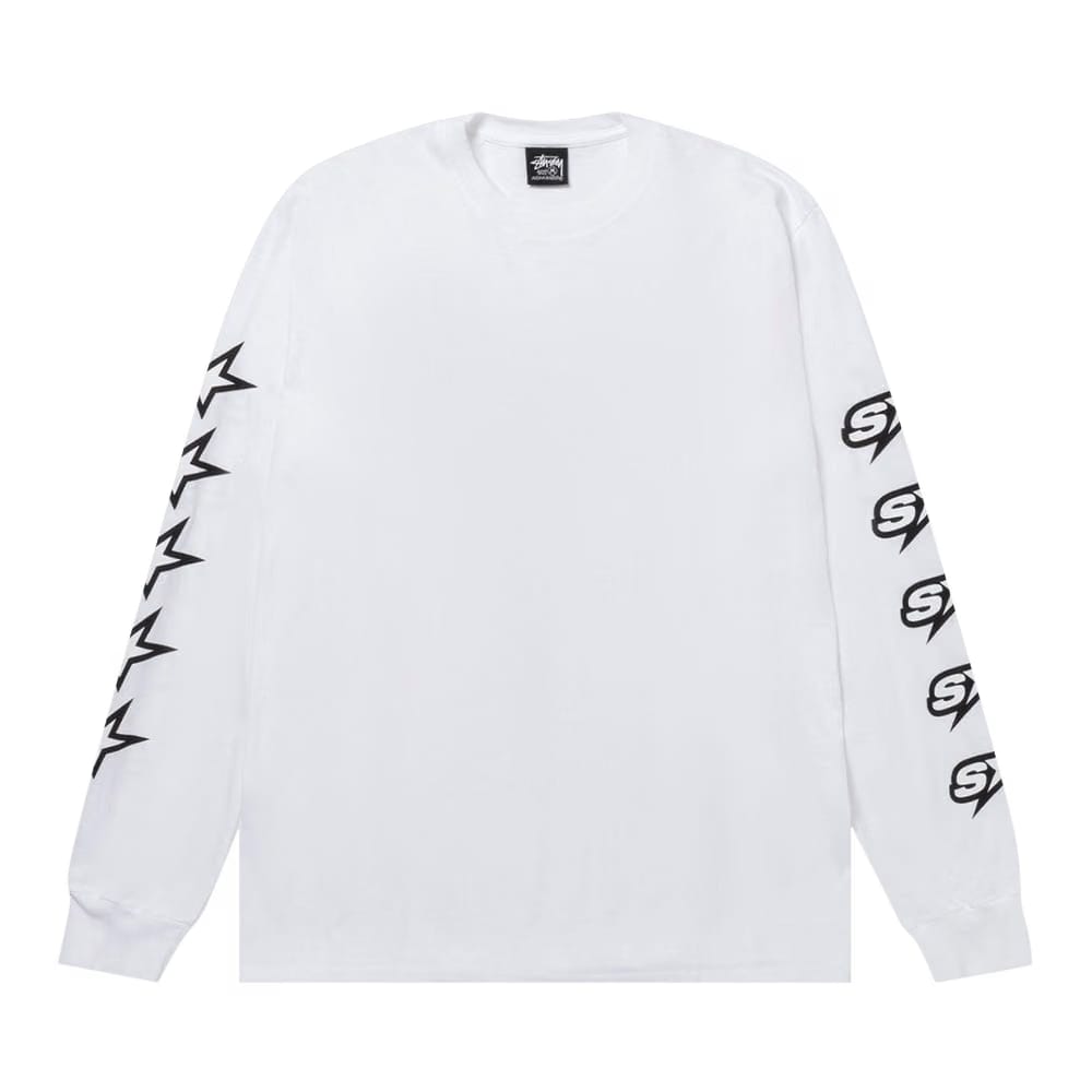Stussy Speedway Long-Sleeve T-Shirt White