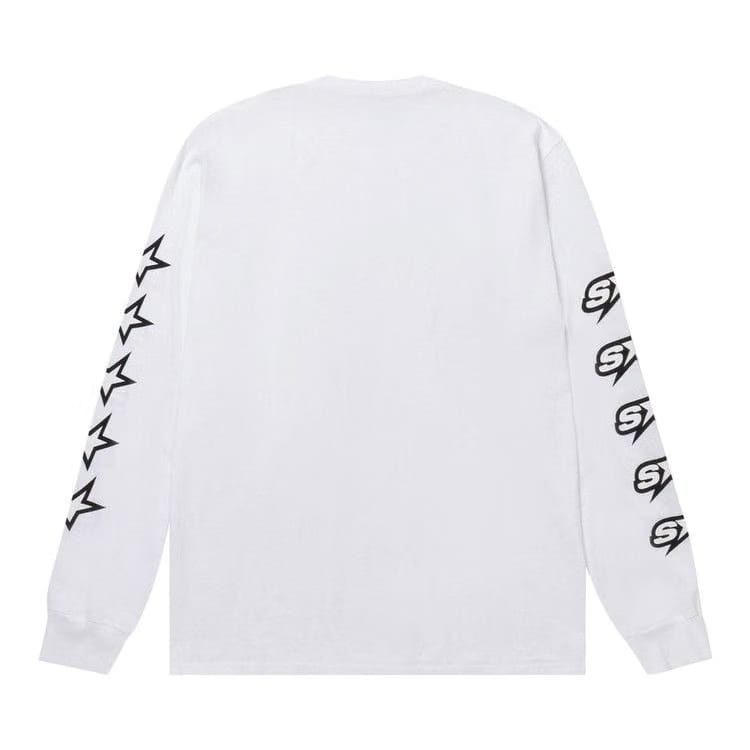 Stussy Speedway Long-Sleeve T-Shirt White