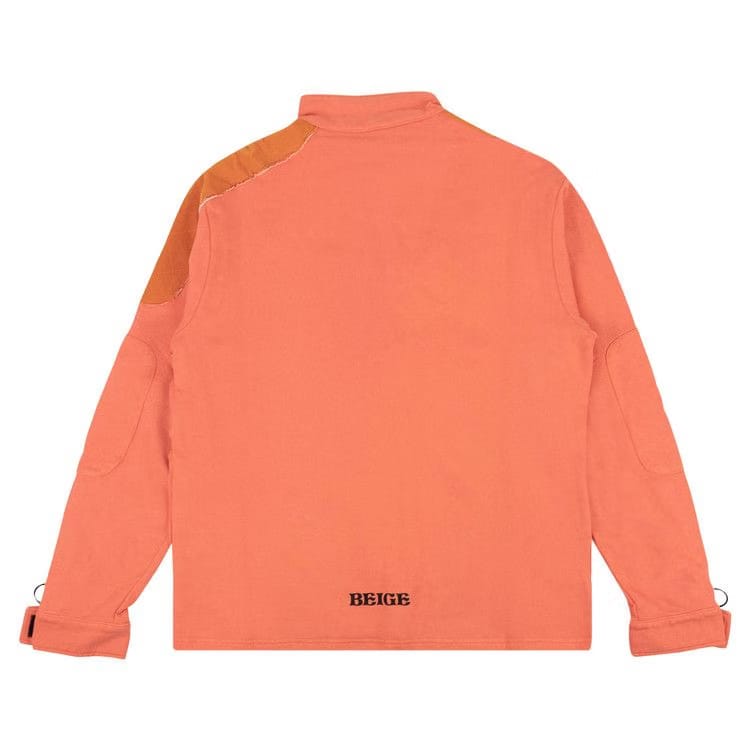 Off-White Parachute Half Zip Sweatshirt Coral