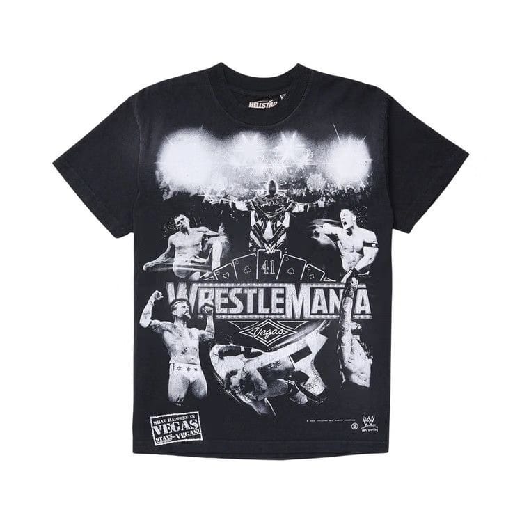 Hellstar x WWE Wrestlemania T-Shirt Black