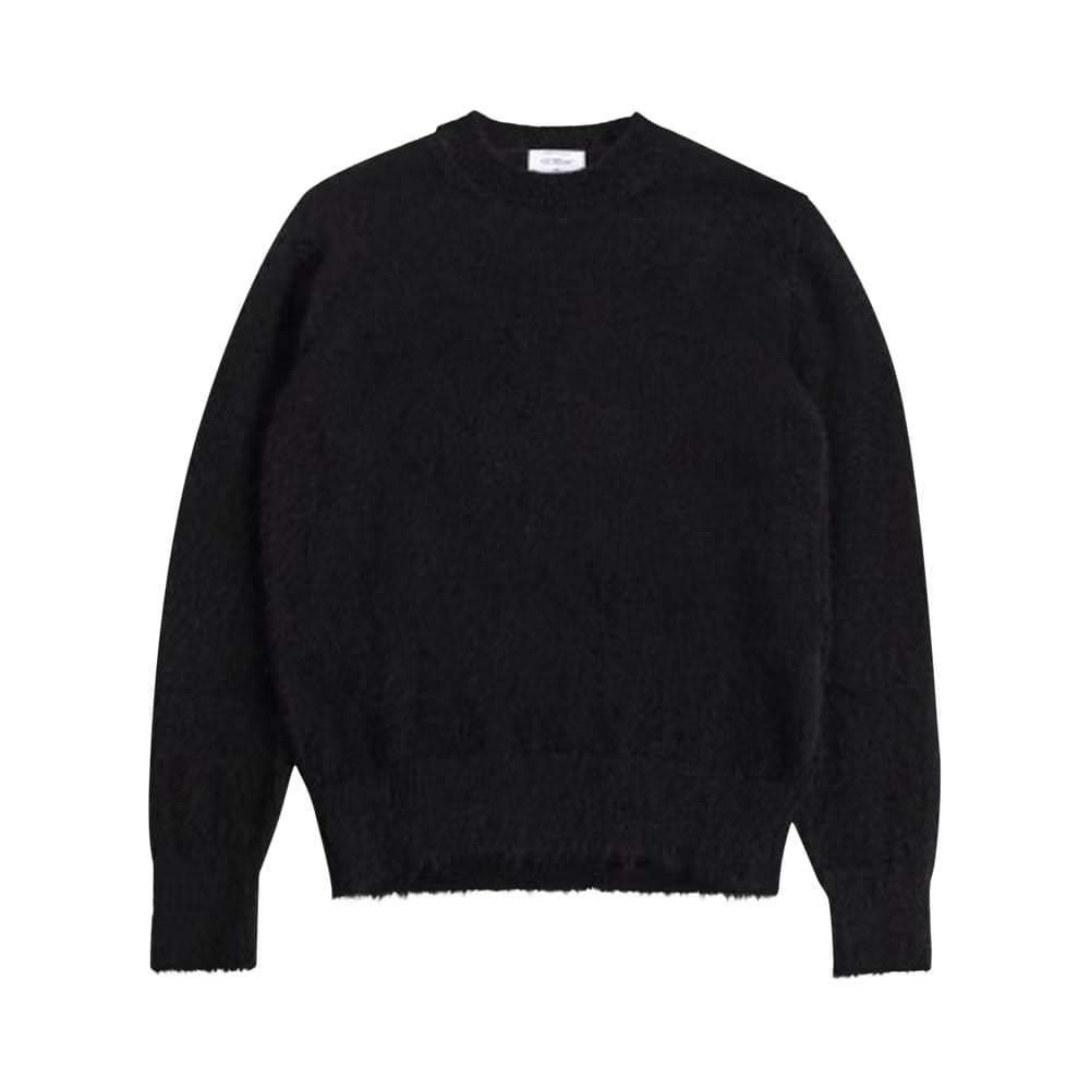 Off-White Mohair Arrow Knit Crewneck Black/Beige