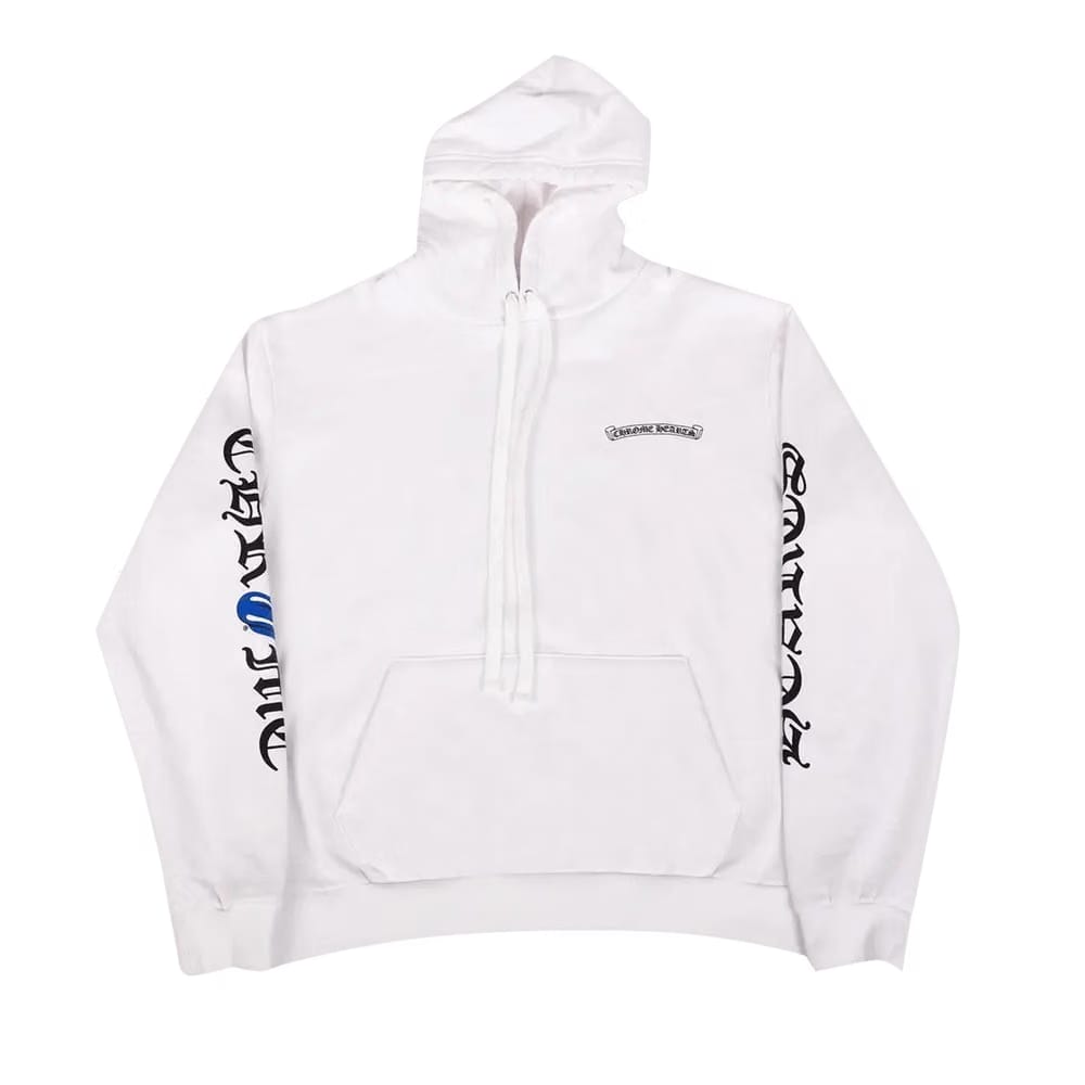 Chrome Hearts Rolling Stones Hoodie White/Blue