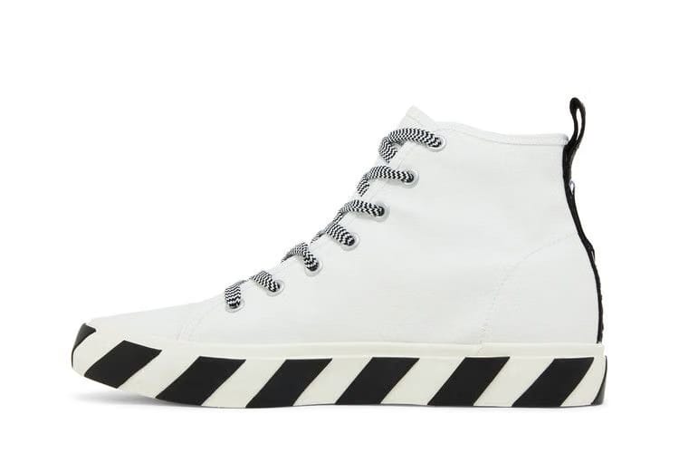 Off-White Vulcanized Mid White Blue
