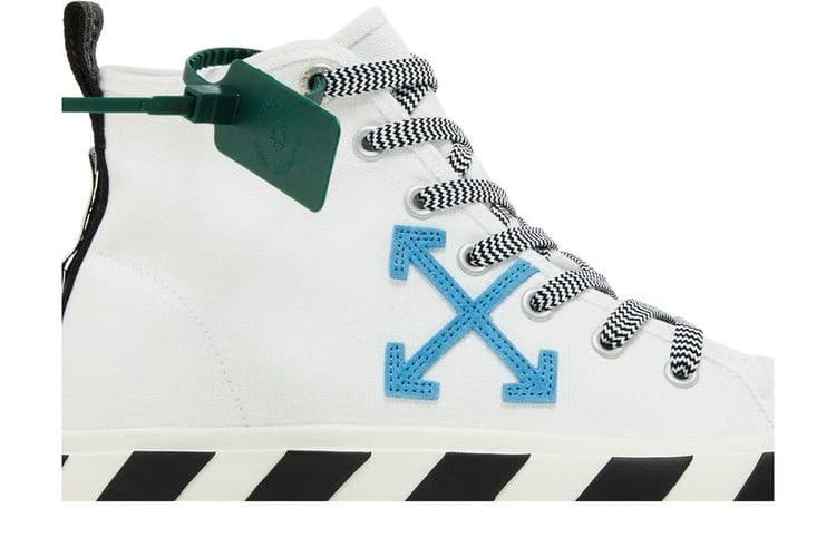 Off-White Vulcanized Mid White Blue