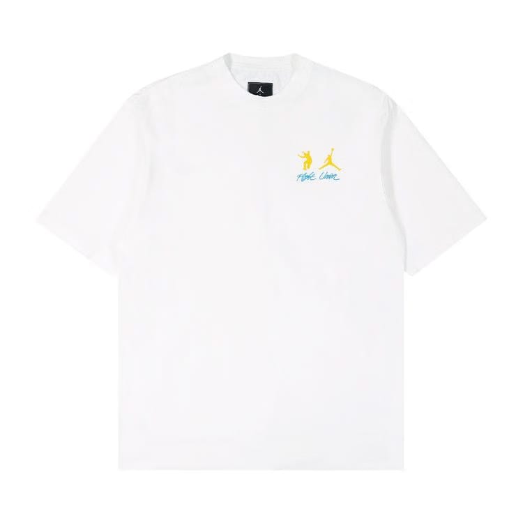 Air Jordan x Union Shorts-Sleeve T-Shirt White