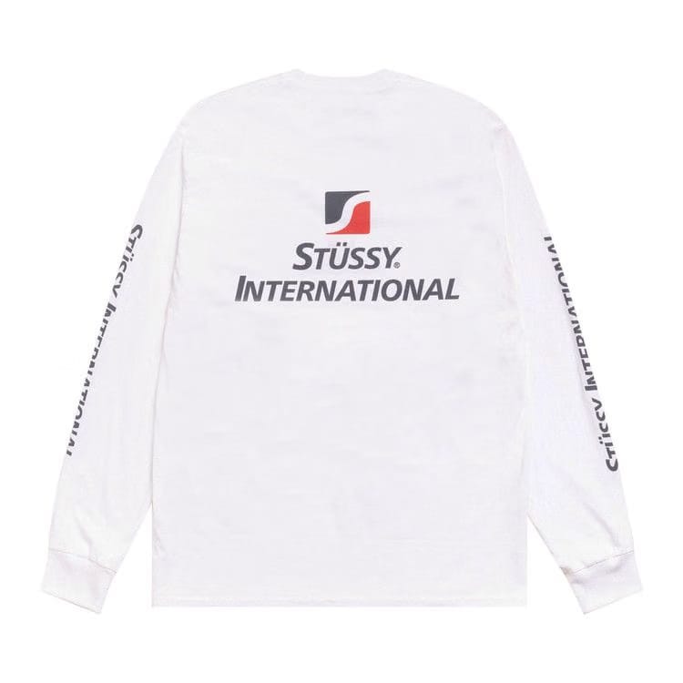 Stussy International Long-Sleeve T-Shirt White