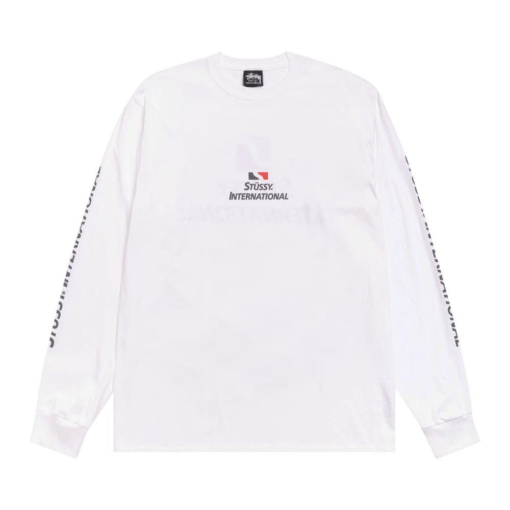 Stussy International Long-Sleeve T-Shirt White