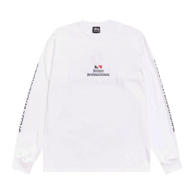 Stussy International Long-Sleeve T-Shirt White