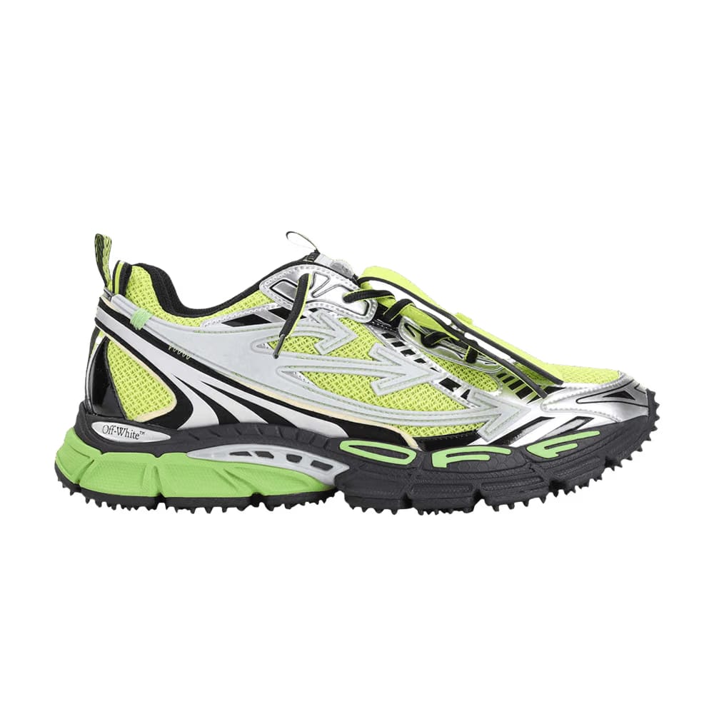 Off-White Be Right Back Silver Green Fluo