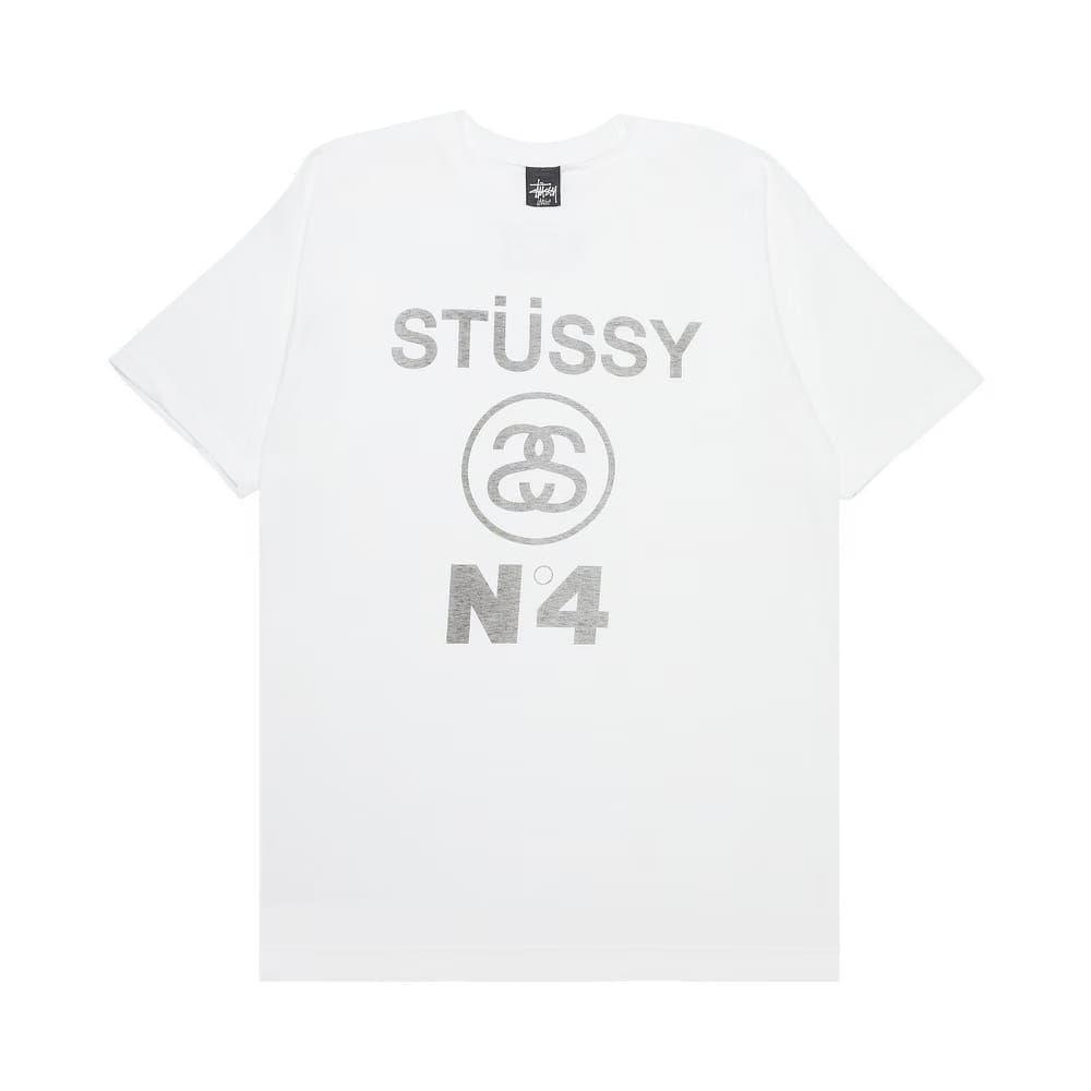 Stussy N°4 T-Shirt White